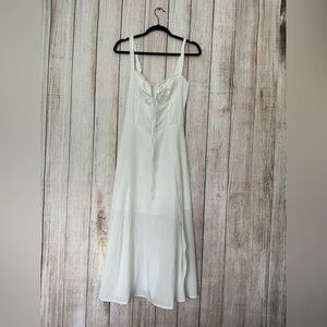 Chic White Women's Chemise